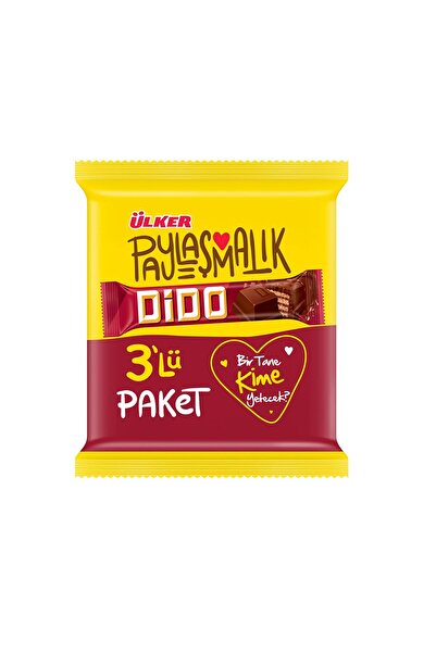 Ülker Ülker Dido Sütlü Çikolatalı Gofret 3Lü Paket 105G