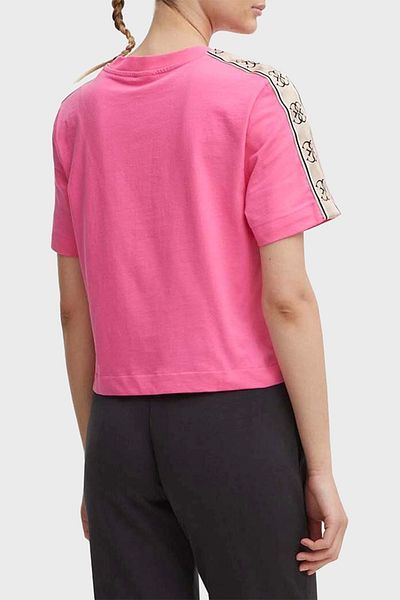 Guess Women's Pink Britney Logo T-Shirt