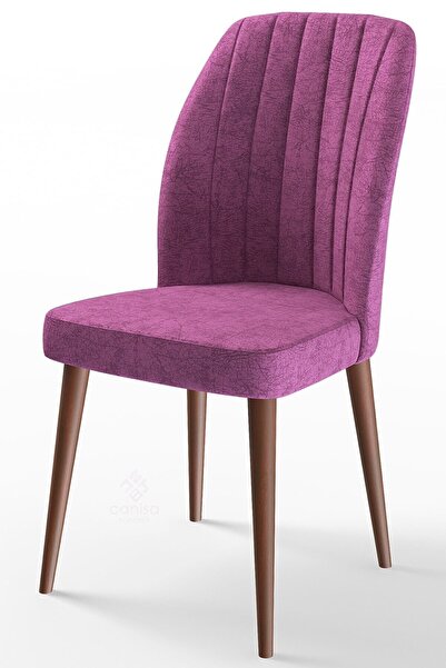 Canisa Concept Etra Serisi Ahşap Gürgen Ayaklı 1.sınıf Sandalye Renk Mor Ayak...