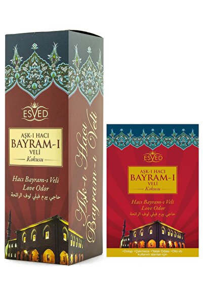 ESVED Hacı Bayram Veli Kokusu Sprey 400 Ml Dolap ve Çekmece Kokusu Hediyeli