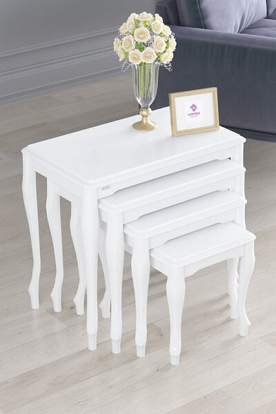 Canisa Concept Roma Serisi 4lü Zigon Sehpa Takımı , Üst Kalite 1.sınıf Mdf Ve...