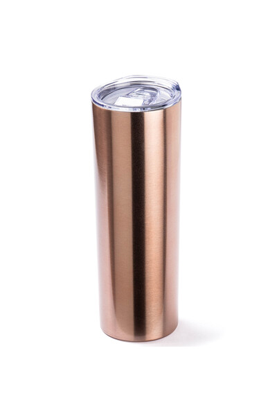 Tantitoni BRONZ PASLANMAZ ÇELİK DÜZ TERMOS 600ML