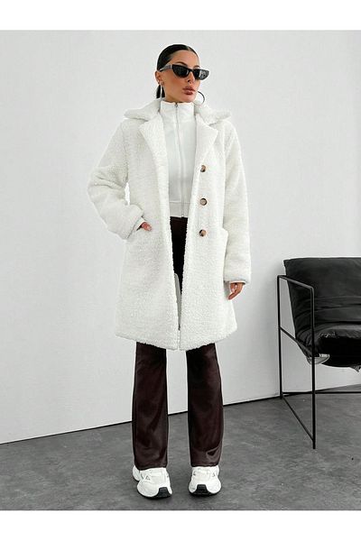Store Stylish Plush Women's Coat