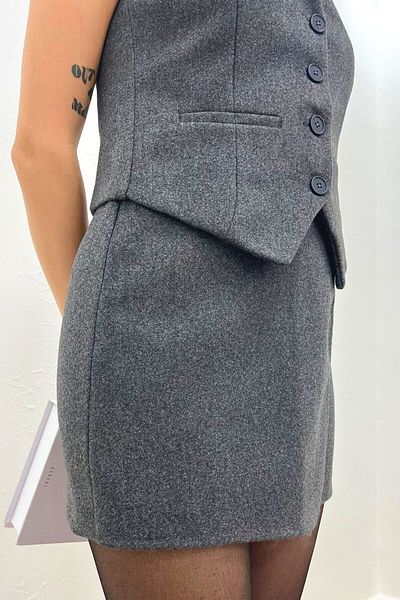 prova Anthracite Stamp Vest - Missye0356