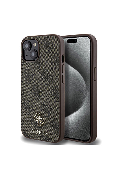 Guess iPhone 15 Uyumlu Kılıf Guess  Lisanslı Magsafe Şarj Özellikli Small 4G ...