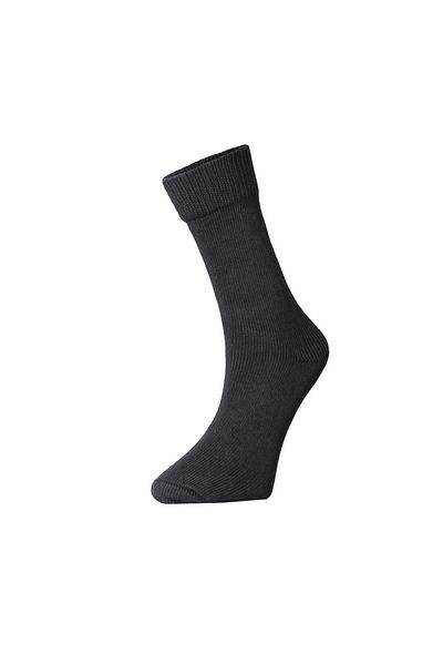 FOURSOLOS , Men'S, Winter 2-Piece Dark Gray Color Socket Socks, Thick, Warm and Comfortable 40-46