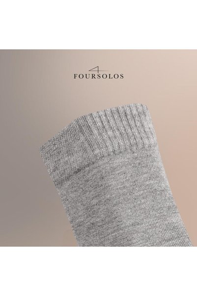 FOURSOLOS Colorful 5 Pairs Bamboo Women's Socket Socks Soft and Breathable