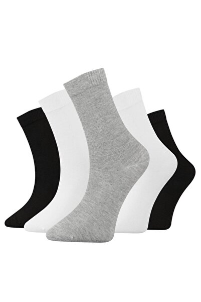 FOURSOLOS جوارب نسائية ملونة مكونة من 5 قطع من الخيزران ناعمة وقابلة للتنفس