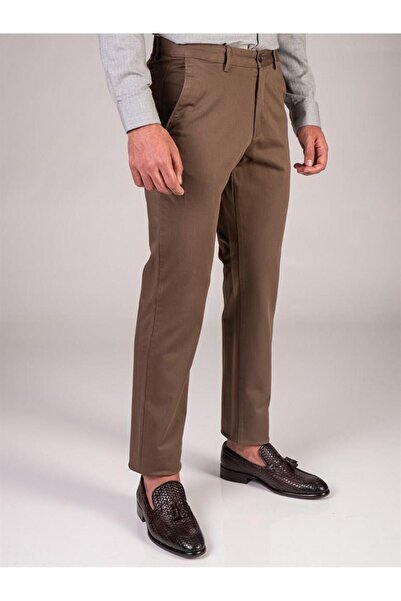 PANT POSİTİVE Pantaloni din pânză pentru bărbați Summer Classic Fit Lycra-7078