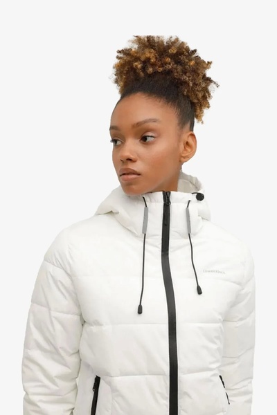 lumberjack Palton pentru femei Apreski 2sn31 - Palton alb