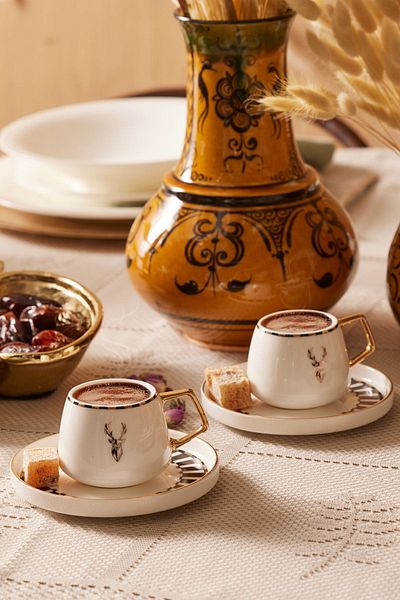 Karaca Aries 2-Person Coffee Cup 100 ml