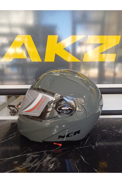 NCR Ncr Çene Açılır Motosiklet Kaskı | Ece Belgeli | Nardo Gri