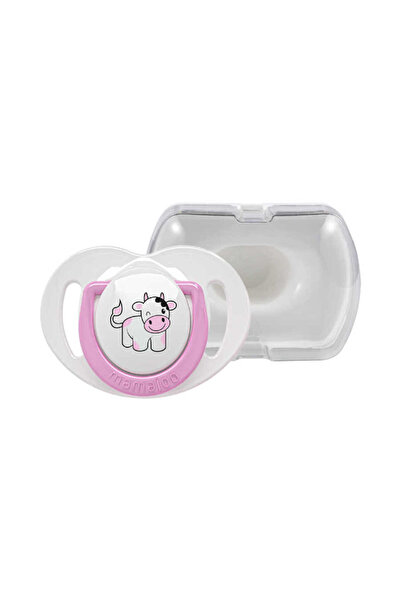 Mamajoo Ortodontik Emzik 6 Ay+ İnek | Tekli, Silikon, Damaklı - Saklama Kabı ...