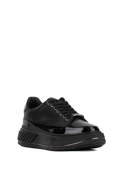 MARCOMEN 152-20199 Men's Black Genuine Leather Casual Shoes