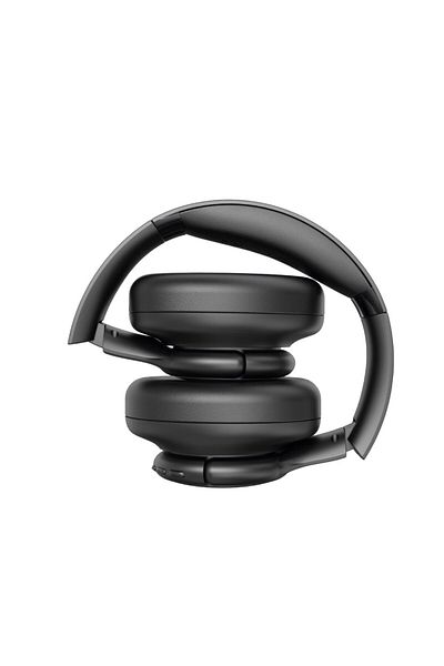 BLUPEBBLE سماعات رأس رقمية قابلة للطي مع خاصية إلغاء الضوضاء C50 باللون الأسود BP-PAC50ANC-BK