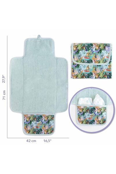 Milk & Moo Milk&Moo Alt Açma Örtüsü Jungle Friends