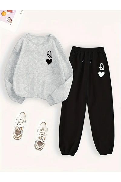 Pink Sky Σετ φόρμας Unisex Plus Size
