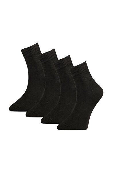 FOURSOLOS Kadın İz Yapmayan Bambu Çorap – Nefes Alabilir, Yumuşak, 4’lü Set