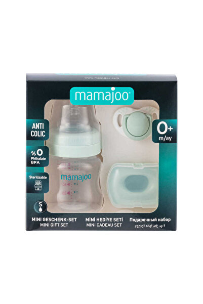 Mamajoo Yenidoğan Bebek Seti | Anti-kolik Biberon 150 ml Yeşil, Ortodontik Em...