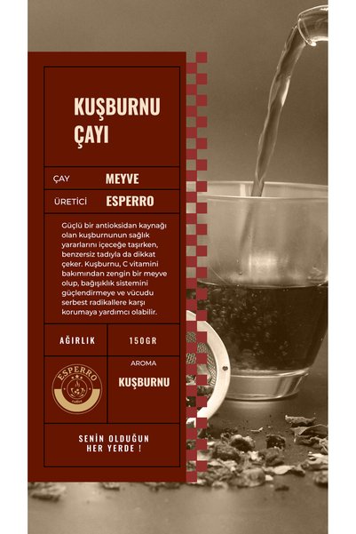 Esperro Rosehip Tea, Herbal Tea 150 Gr