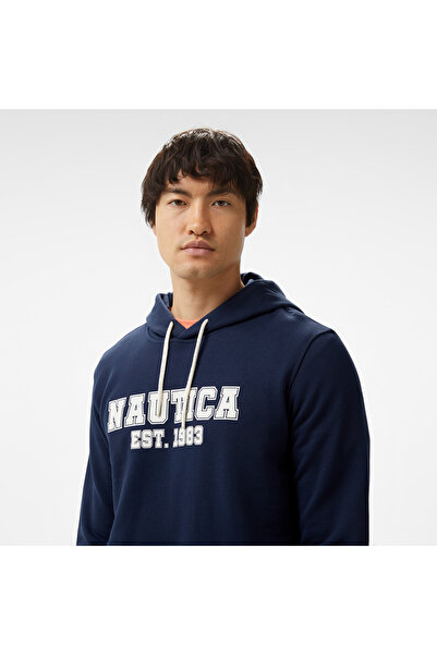 Nautica Erkek Lacivert Standart Fit Sweatshirt