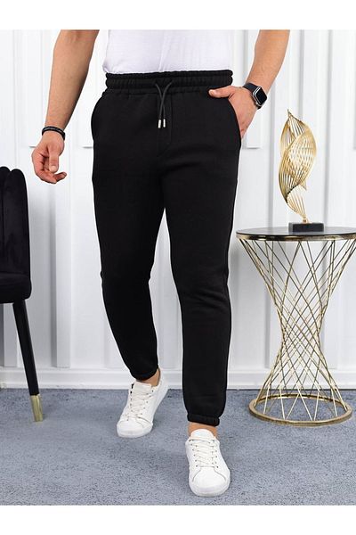 OXVİN Χοντρό χειμερινό Fleece Elastic Jogger Sweatpants - Ελαστικό (Αυθεντική εφαρμογή)
