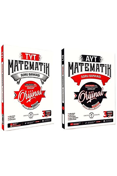 Orijinal Yayınları Orijinal TYT - AYT Matematik Soru Bankası Seti