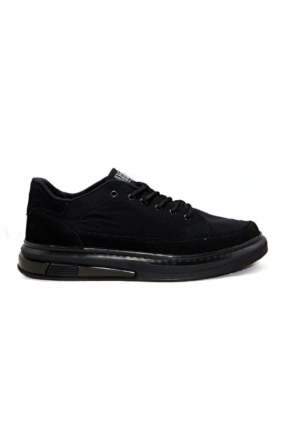 noka Leon Black Men's Black Sneakers