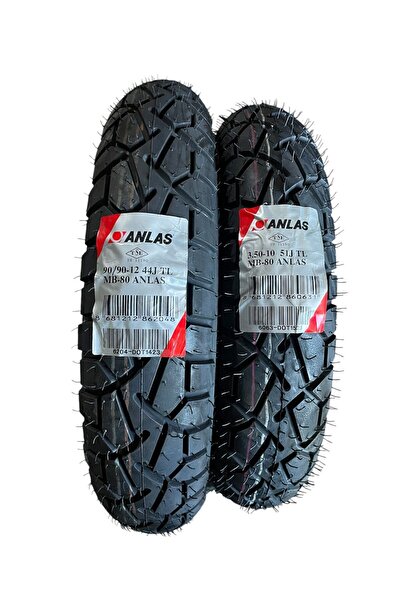 ANLAS Anlaş 90/90-12 3.50-10 Mb-80 Ön Arka Lastik Takımı