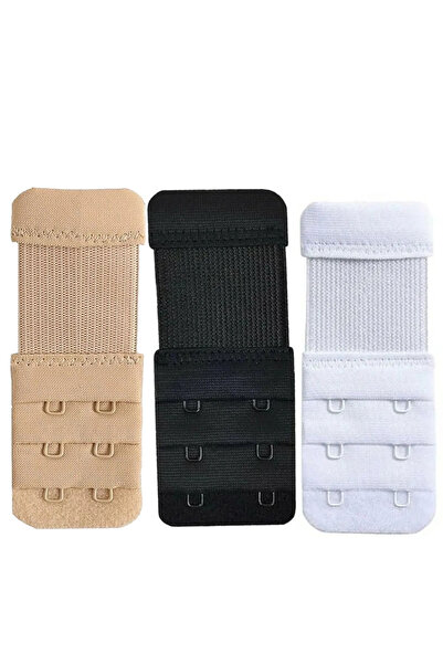 sipariskusu 3 ADET Kadın Lastikli Sütyen Uzatma Kopçası Agraf/ek Aparatı