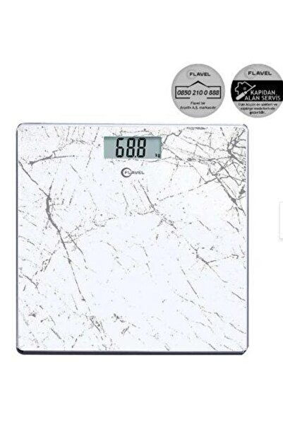 FLAVEL Dijital Banyo Baskülü Vücut Tartısı Flv 130