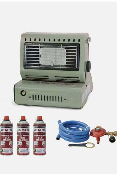 Kılıçaslan Camp Big Fire Maxi Portatif Kamp Sobası Tüp Baglantılı 3 Ader 227 ...