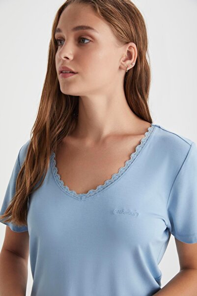 Catherine's Costum capri cu textura moale