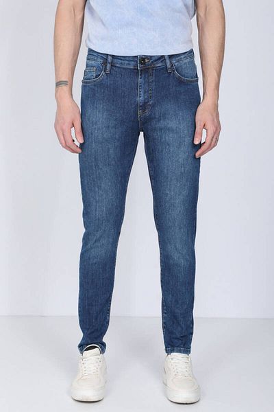 BANNY JEANS Мъжки сини дънки с права кройка