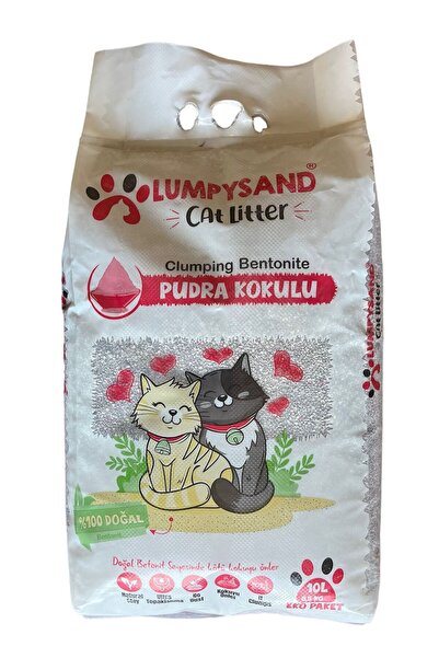 magicsand lumpysand Bebe Pudralı Ince Grey White Kedi Kumu 10 Lt