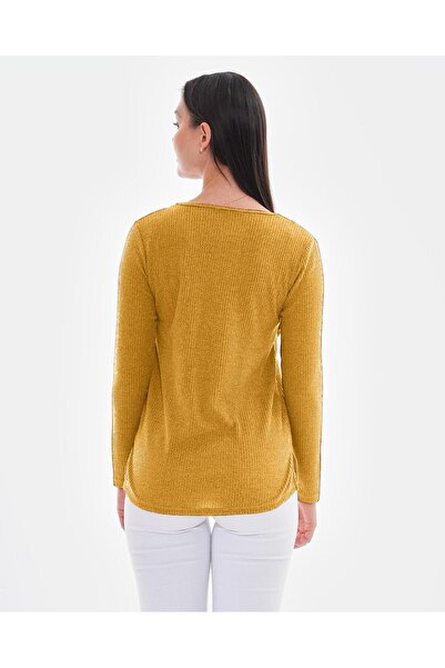 HOFY Large Size V-Neck Bluz