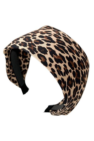 Modex Leopard Print Wide Band Shaped Crown (Width:7Cm)