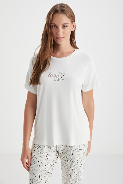 Catherine's Soft Textured Pajama Suit