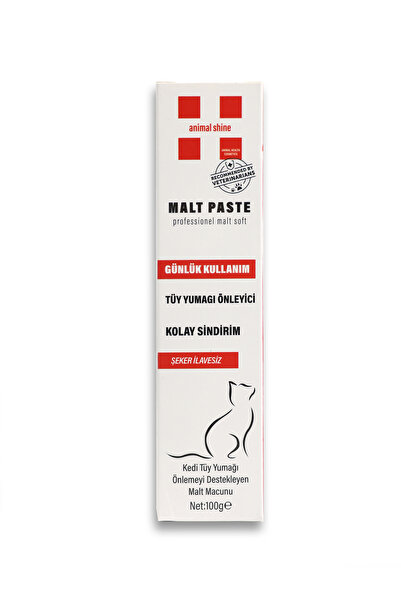 ANİMAL SHİNE MALT SOFT ANTİ HAİRBALL BY RECOMMENDED BY VETERINARIANS 100GR