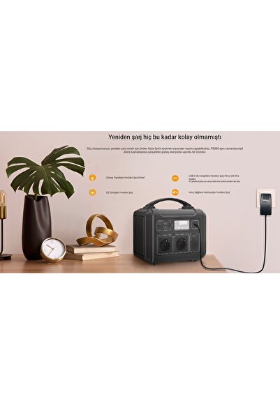 GLOBAL BATARYA Ezviz Ps300 Taşınabilir Güç Kaynağı (ŞARJ EDİLEBİLİR)