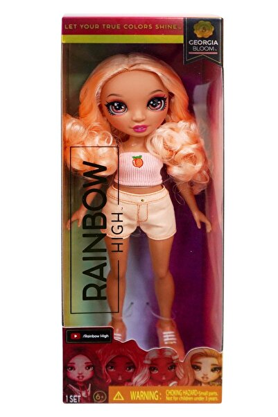 Rainbow High دمية جورجيا بلوم الأنيقة | ملابس وإكسسوارات أنيقة | للعب الخيالي