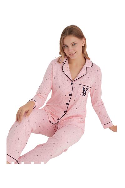 Olivera Women's Long Sleeve Sleepwear Set - Dfn1814