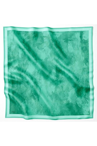 Sultan Cloud Patterned Crystal Scarf - SKE2428-43 - Light Green