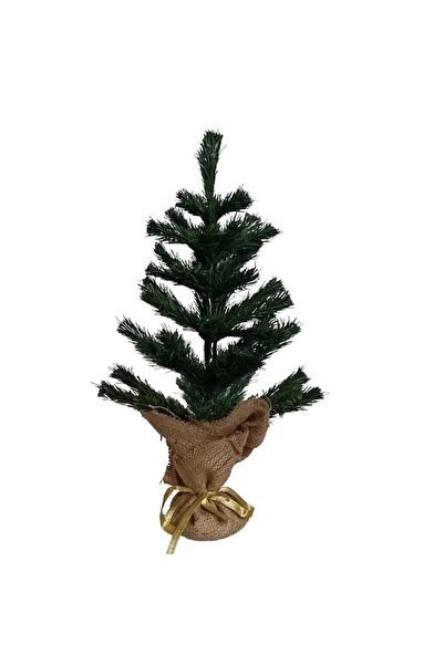 kidspartim Novogodišnja stolna ploča od jute i borovine - 30 cm