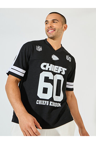 Styli قميص جيرسي NFL Chiefs Mesh كبير الحجم