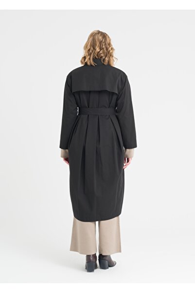 Armağan Düğme Kapama Kemerli Trençkot