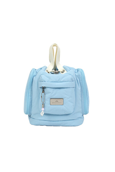 Doughnut Pyramid Tiny Beyond The Horizon Serisi Mavi Unisex Omuz Çantası