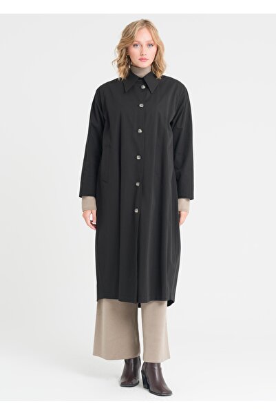 Armağan Düğme Kapama Kemerli Trençkot