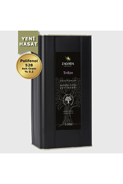 Zagoda Trilye Erken Hasat Natürel Sızma Zeytinyağı 5 Litre
