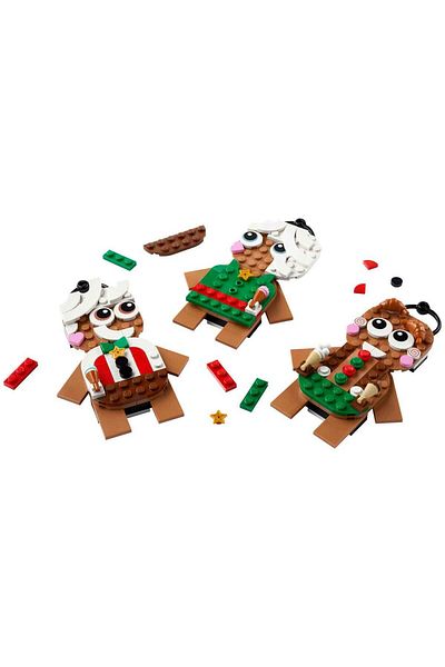LEGO Gingerbread Ornaments Building Christmas Ornament for Kids Ages 40642 - 6 Years Old and up